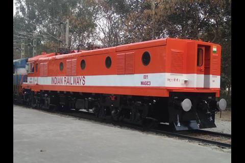 The 12-axle WAGC3 locomotive is to be formed from two permanently-coupled sections.